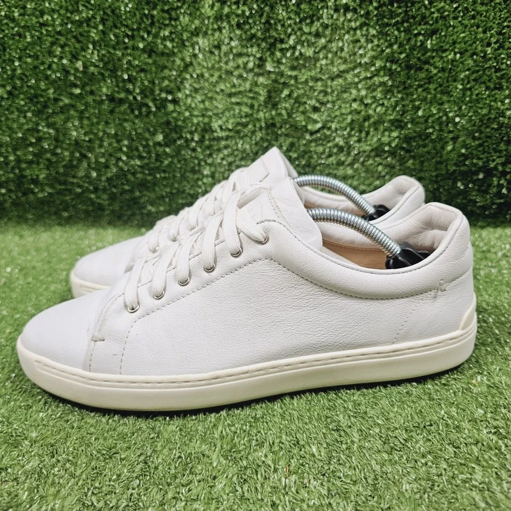 Rag & Bone White Leather Lace Up Kent‎ Casual Sneakers Womens Size 38.5 US 8.5